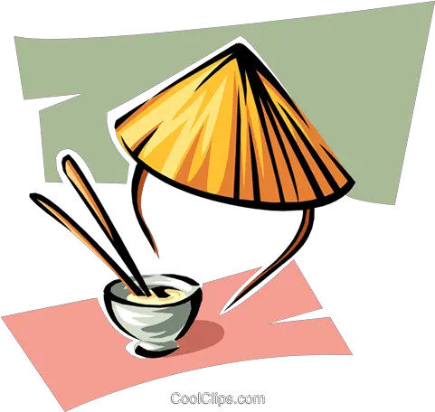 Download Rice Bowl And Chinese Hat Hat Vietnam Clipart Png Rice Hat Png
