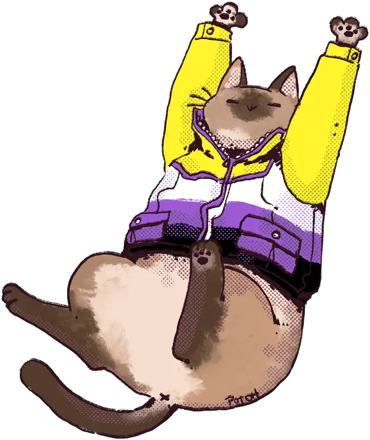 410 Nonbinary Pride Ideas Lgbtq Lgbtqa Non Binary Cat Art Png Red Robin Pride Icon