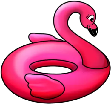Download Flamingo Clipart Floaty Cartoon Floaties Full Floaties Transparent Png Flamingo Clipart Png