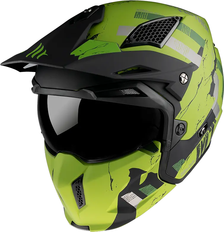 Casco Mt Trial Streetfighter Sv Skull2020 A16 Matt Green Mt Helmets Streetfighter Png Icon Battlescar 2 Green