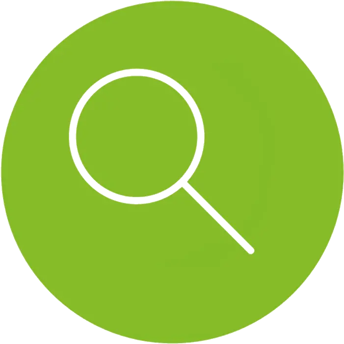 Magnifying Glass Green Circle Png Magnifying Glass Icon Png