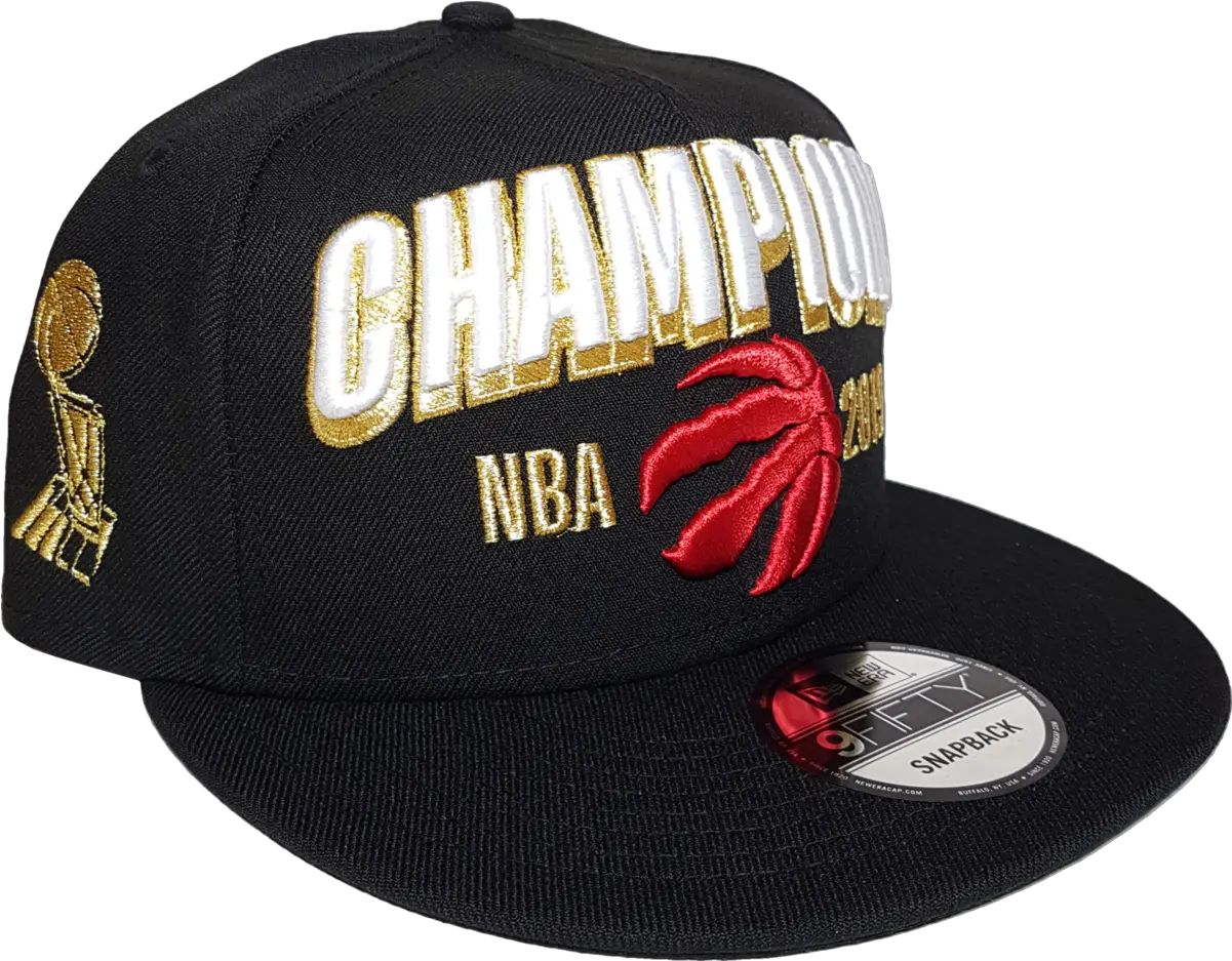 Toronto Raptors New Era Nba Champions Snapback Baseball Cap Png Raptors Logo Png