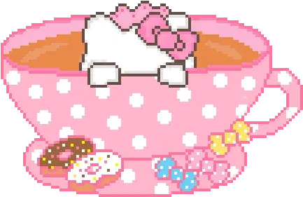 Hello Kitty Pixel Art Gif Hellokitty Pixelart Dessert Discover U0026 Share Gifs Transparent Pixel Hello Kitty Gif Png Pixel Gif Transparent