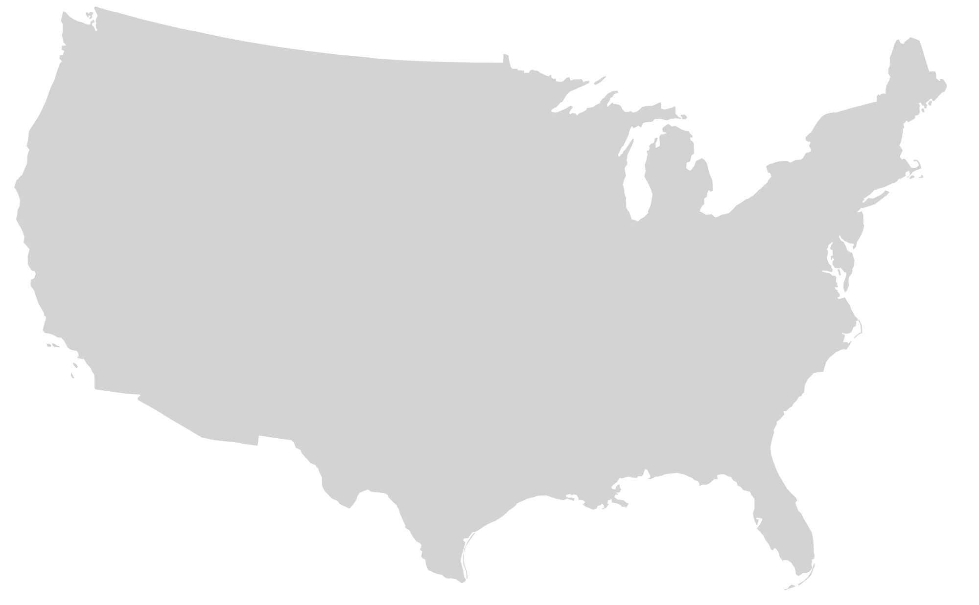 Transparent Usa Outline 2016 Us Election Exit Poll Png United States Outline Png