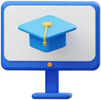 Online Education Icon Download In Glyph Style Square Academic Cap Png Online Learning Icon