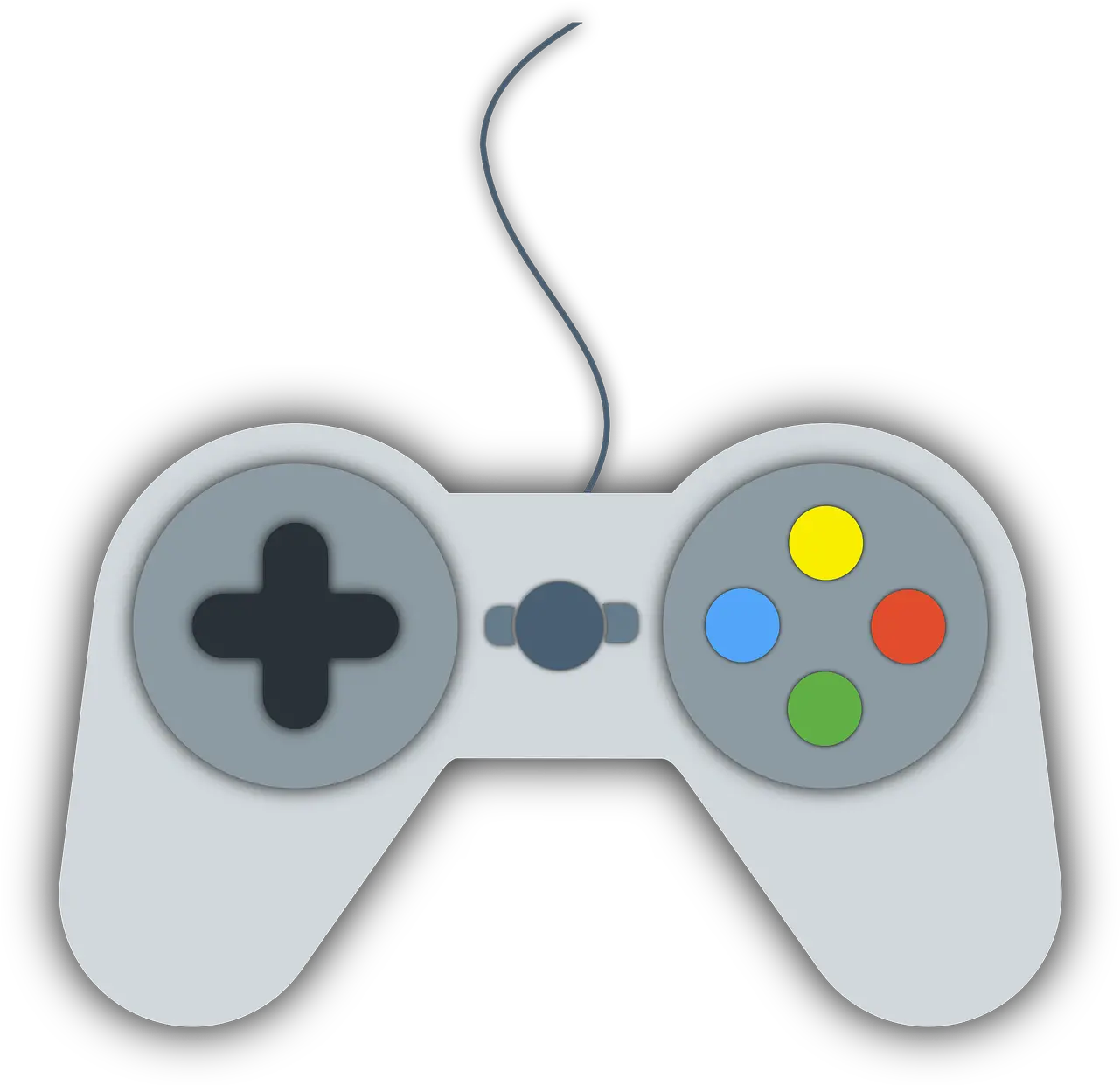 Joystick Video Game Flat Material Free Vector Graphic On Oyun Konsolu Çizimi Png Video Games Png