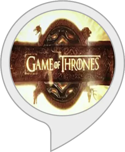 Amazoncom Game Of Thrones Facts Alexa Skills Label Png Game Of Thrones Logo Transparent