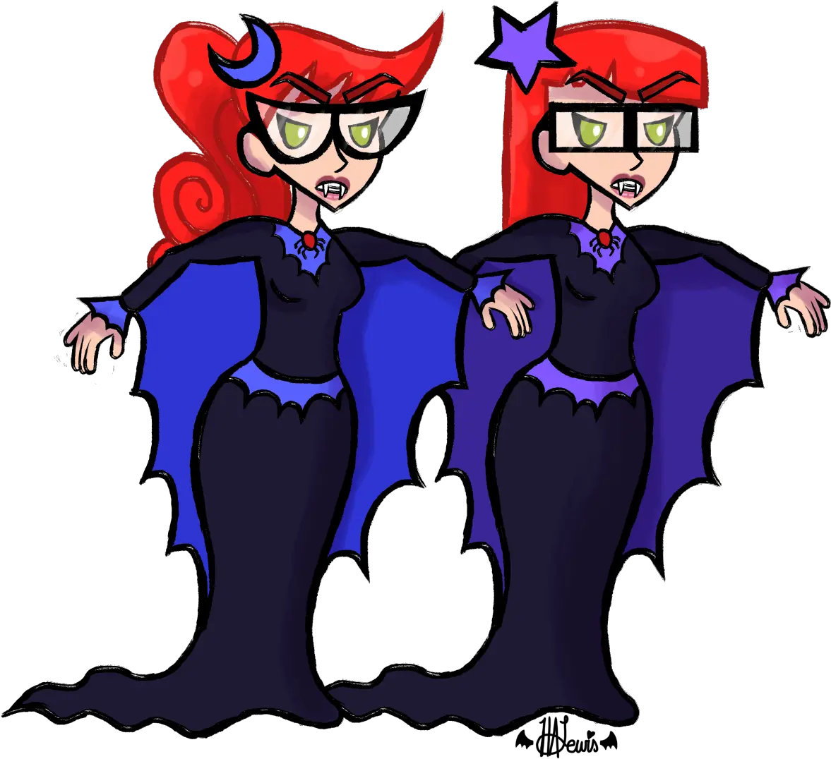 Mrultra100 Asked Me To Draw Vampire Susan And Mary Johnny Test Png Johnny Test Png