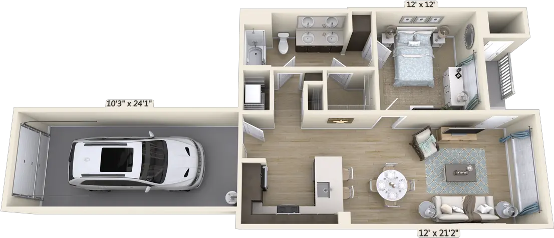 Apartment Luxury Png 1 Icon Foothill Ranch