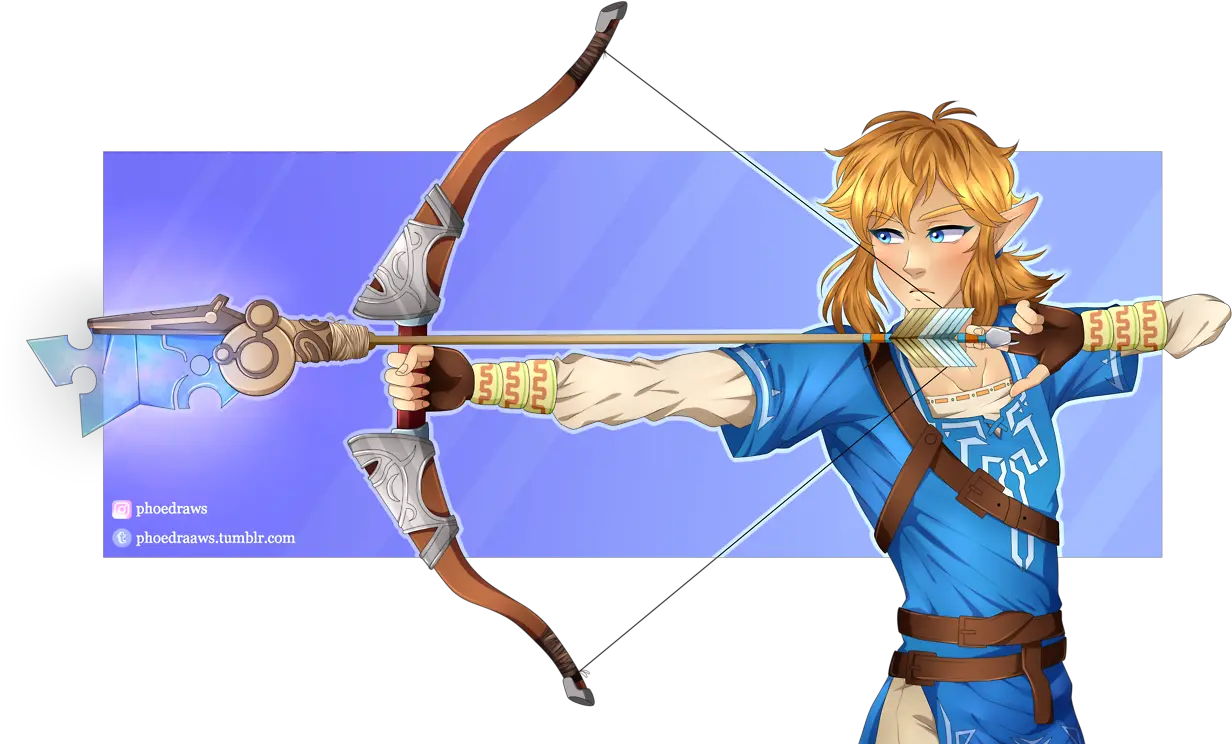 Download Hd Link From Breath Of The Wild The Legend Of Target Archery Png Breath Of The Wild Link Png