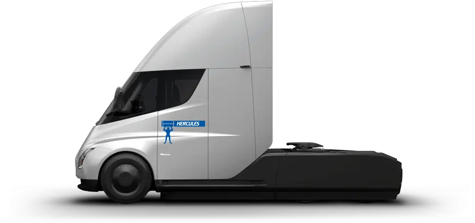 Download Tesla Semi Truck Side View Hd Png Uokplrs Hercules Trucking Semi Truck Png
