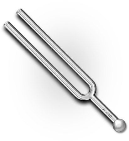 Pitchpipes And Tuning Forks Tuning Fork White Background Png Tuner Icon