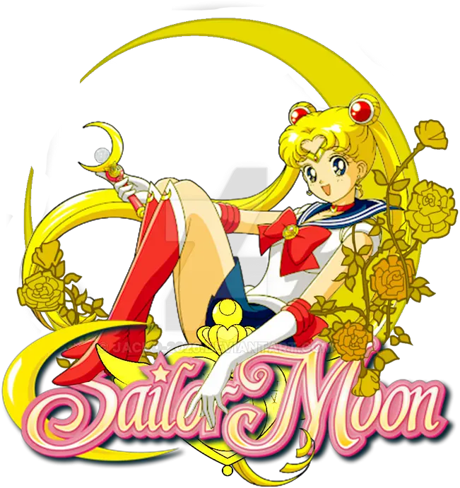 Sailor Moon Logo I Made For A Video Sailormoon Sailor Moon Logo Png Sailor Neptune Icon