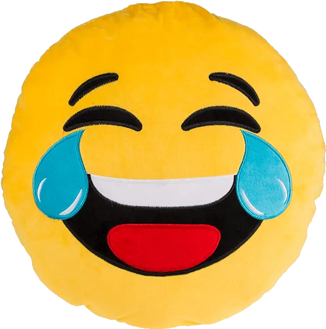 Download Plush Pillow Emoji Laugh Laughing Emoticon Soft Emoji Cushion Png Laugh Emoji Png