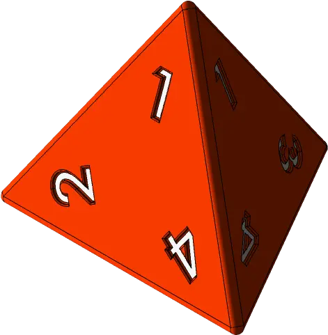 Dnd Dice D4 Traffic Sign Png Dnd Dice Png