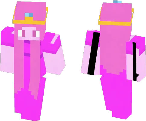 Download Princess Bubblegum Adventure Time Minecraft Skin Gemini Minecraft Skin Png Princess Bubblegum Png