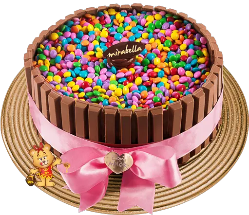 Download Hd Bolo Kit Kat Birthday Cake Transparent Png Chocolate Cake Kit Kat Png