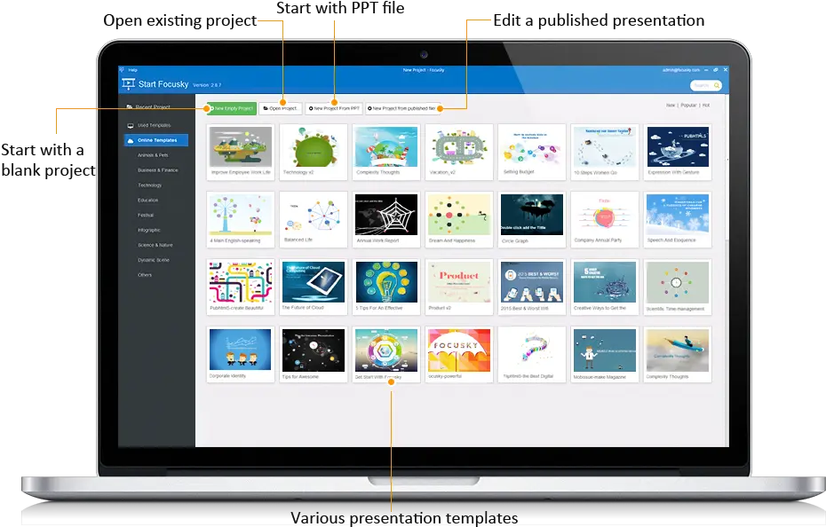 Focusky Video Presentation Software Enterprise License Prezi Presentation Software Png Prezi Icon