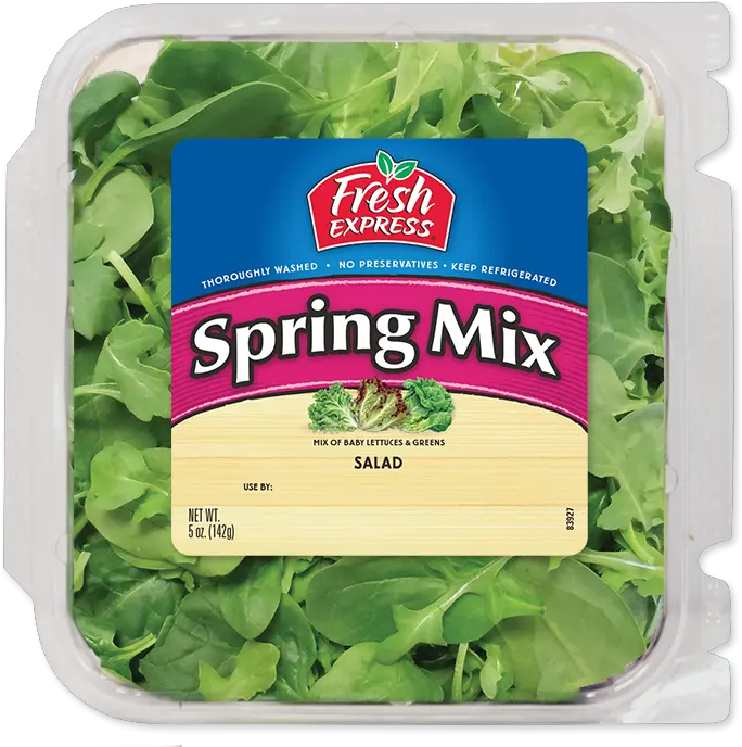 Lettuce Clipart Spinach Fresh Express Organic Spring Mix Salad Png Spinach Png