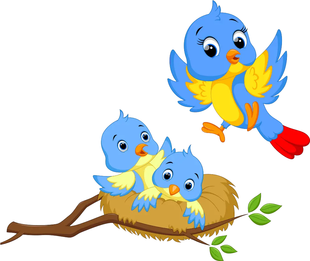 Bird Nest Png Bird And Nest Clipart Transparent Png Full Nest With Birds Clipart Nest Png
