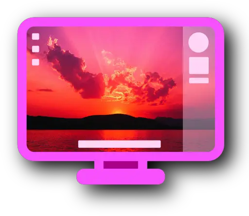 Pink Desktop Icons Png Ico Or Icns Red And Violet Sunset Free Computer Desktop Icon
