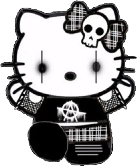 Goth Punk Hellokitty Hello Kitty Sticker By Bby B Hello Kitty Emo Png Hello Kitty Transparent