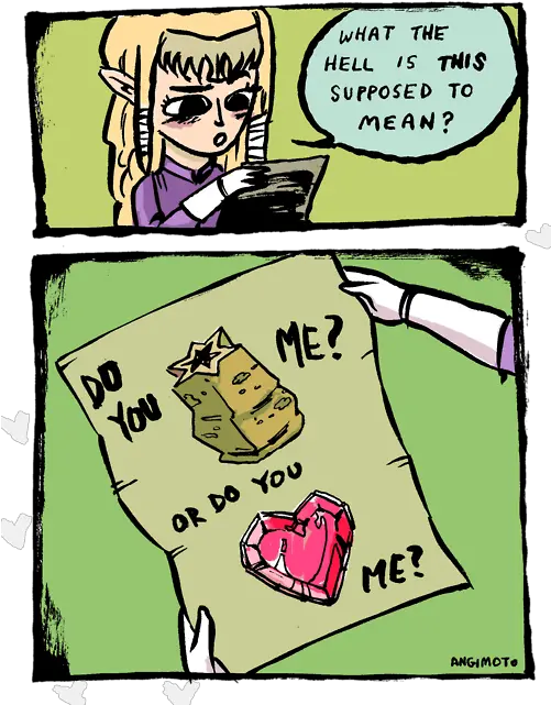 Download Hd Do You Like Me Or Heart Container Fictional Character Png Zelda Heart Png
