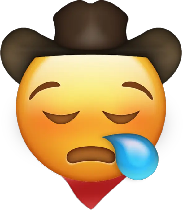 Free Emoji With Transparent Background Sad Cowboy Emoji Transparent Png Tear Emoji Png