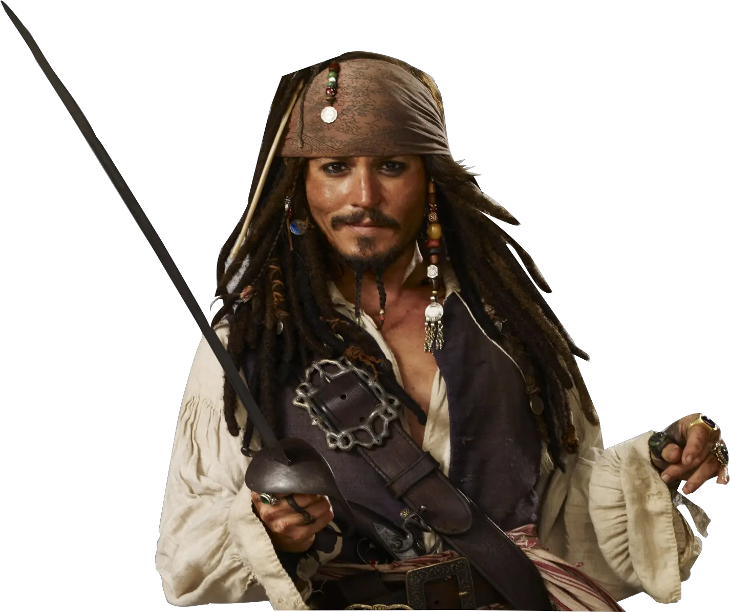 Png Jack Sparrow Of The Pirates Of The Caribbean 4 Johnny Depp Png