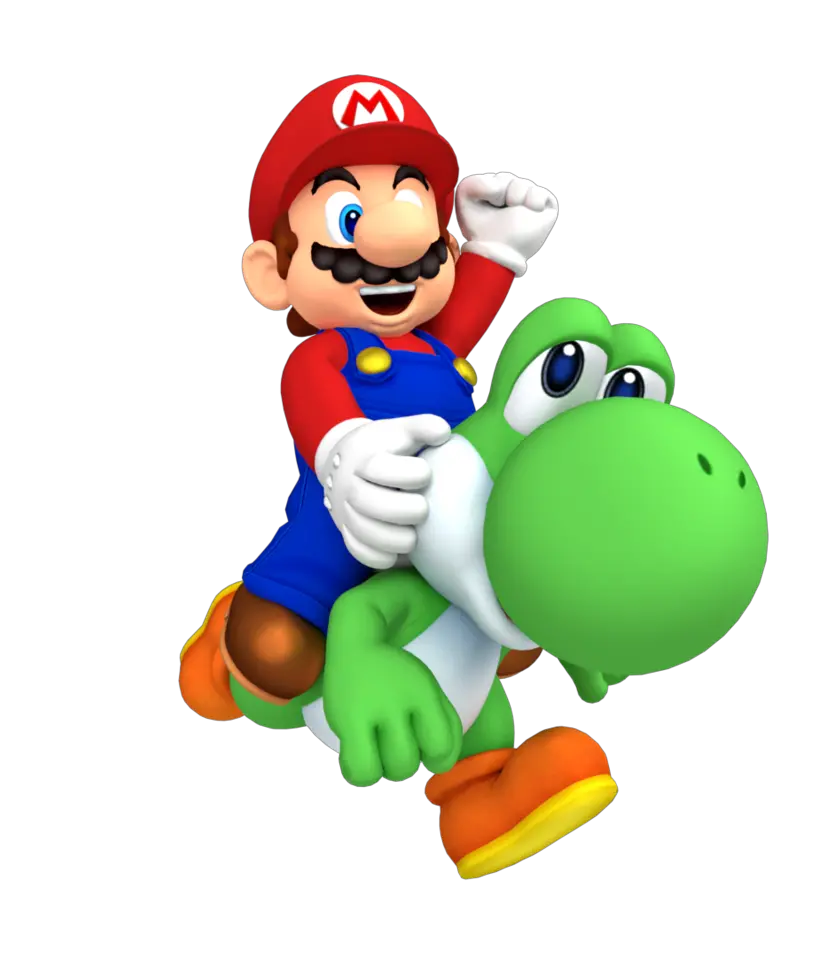 Super Mario Png Transparente Mario And Yoshi Ride Mario Png