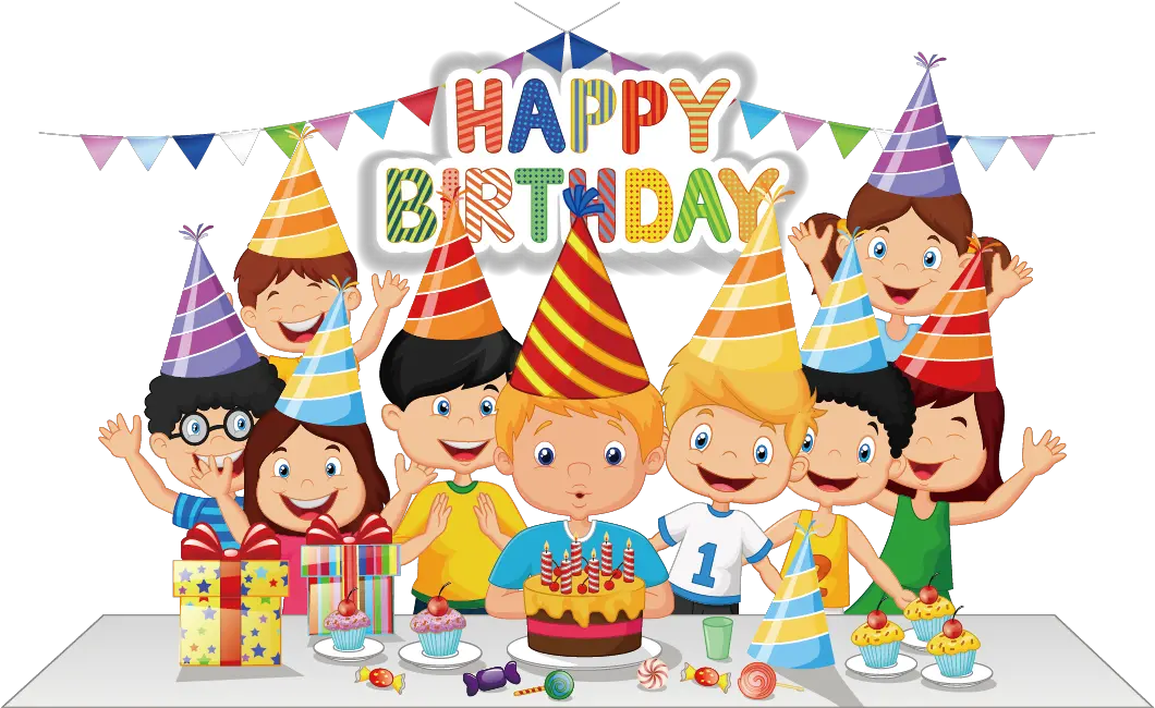 Happy Birthday Hat Png Birthday Cake Party Cartoon Birthday Celebration Birthday Party Clipart Birthday Hats Png png