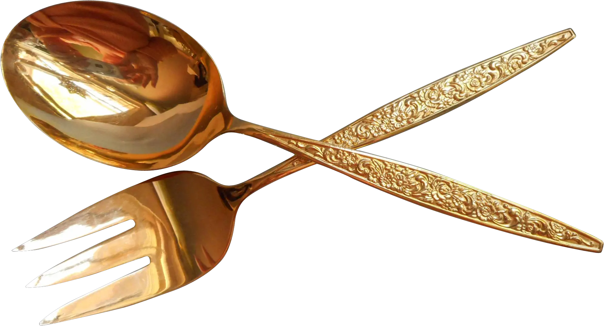 Download Hd Gold Spoon And Fork Png Spoon And Fork Png Fork Png