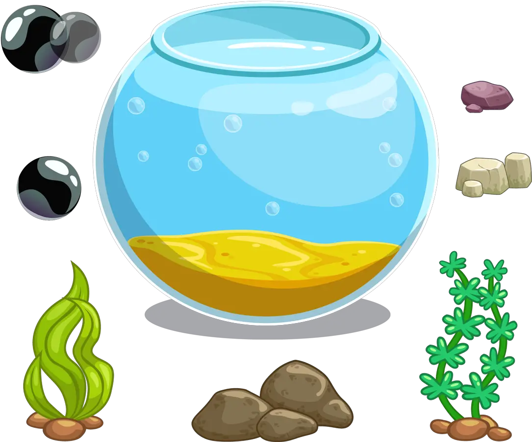 Library Of Fish Tank Transparent Clipart Freeuse Stock Png Fish Cartoon In Aquarium Free Transparent Clipart