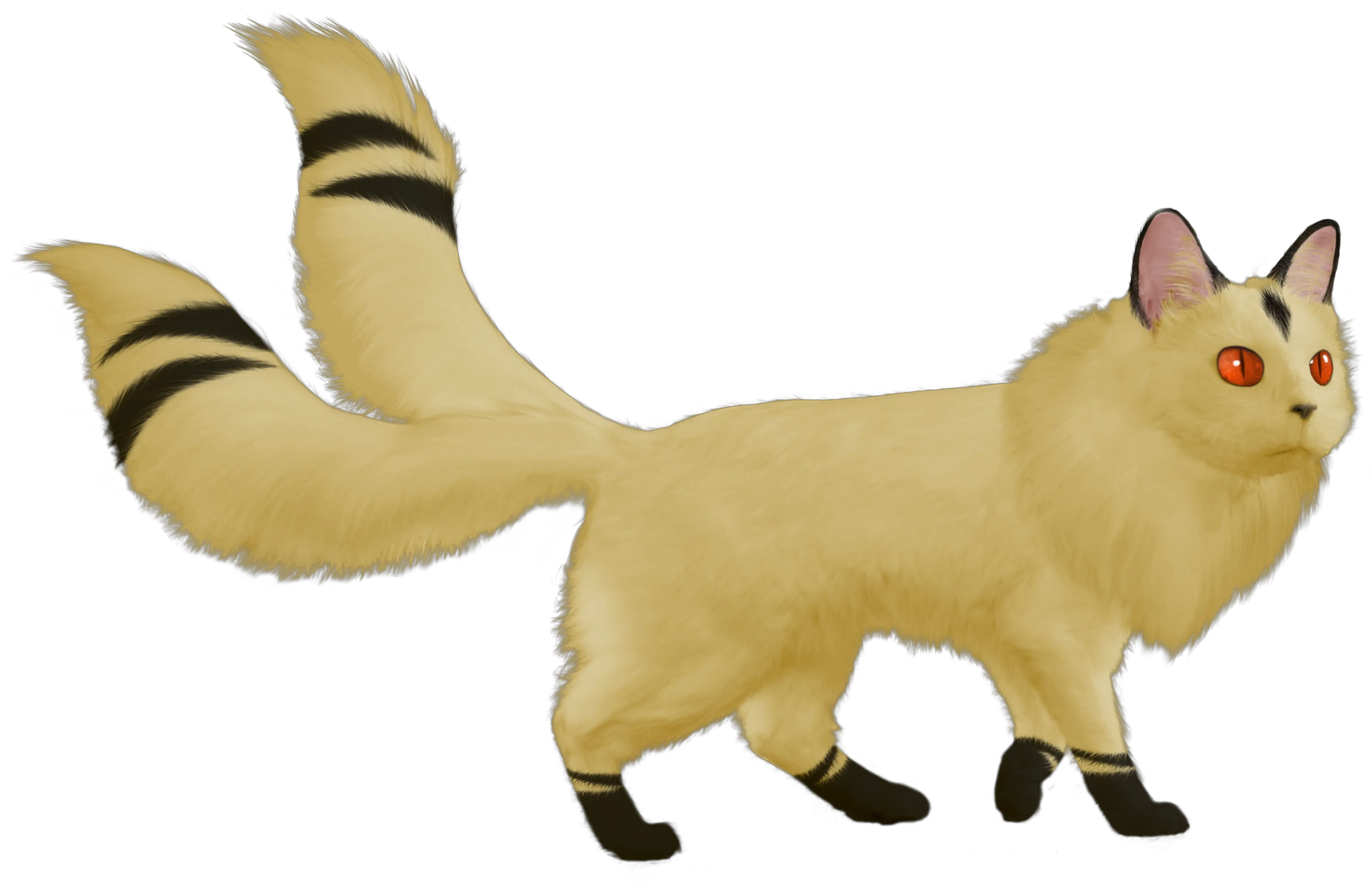 I Tried To Make A Realistic Rendition Of Kirara Inuyasha Kirara Inuyasha Real Life Png Inuyasha Png