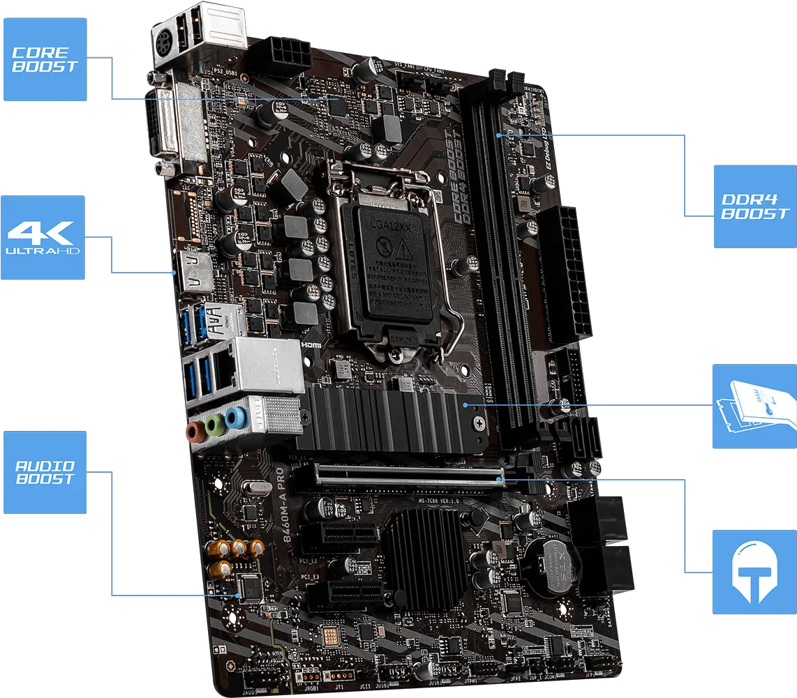 B460m Intel Msi B460m A Pro Png Ae Logo Png