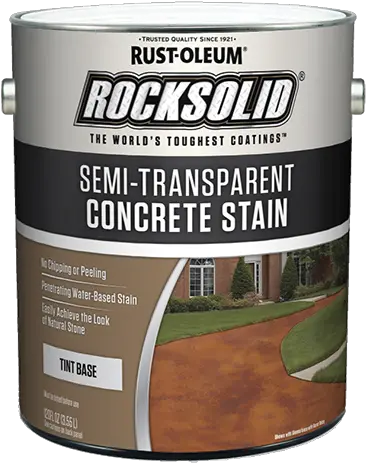 Concrete Stain Tint Base Product Page Rustoleum Semi Transparent Concrete Stain Png Rock Transparent