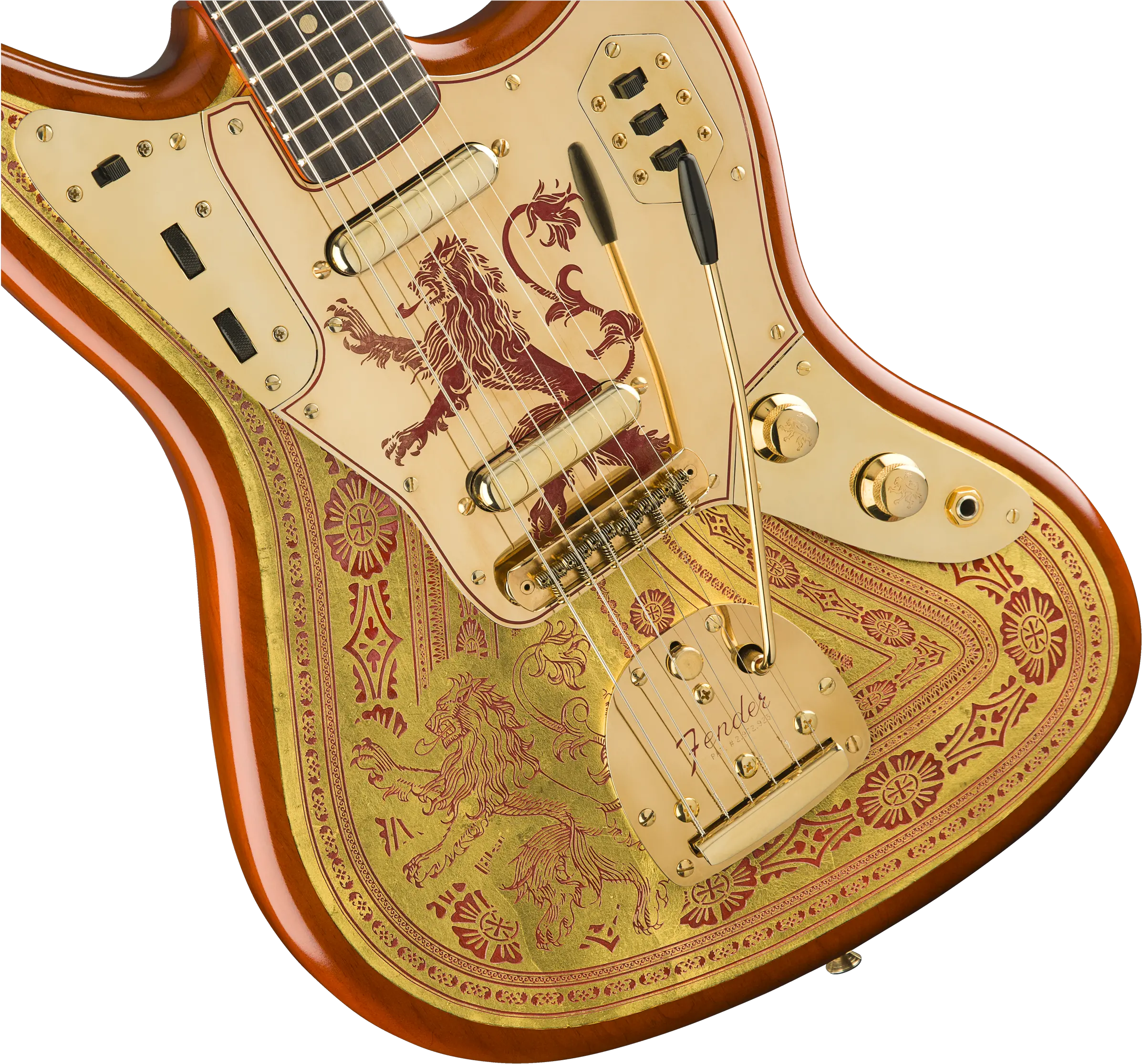 Game Of Thrones House Lannister Jaguar Electric Game Of Thrones House Lannister Jaguar Fender Png Lannister Logo