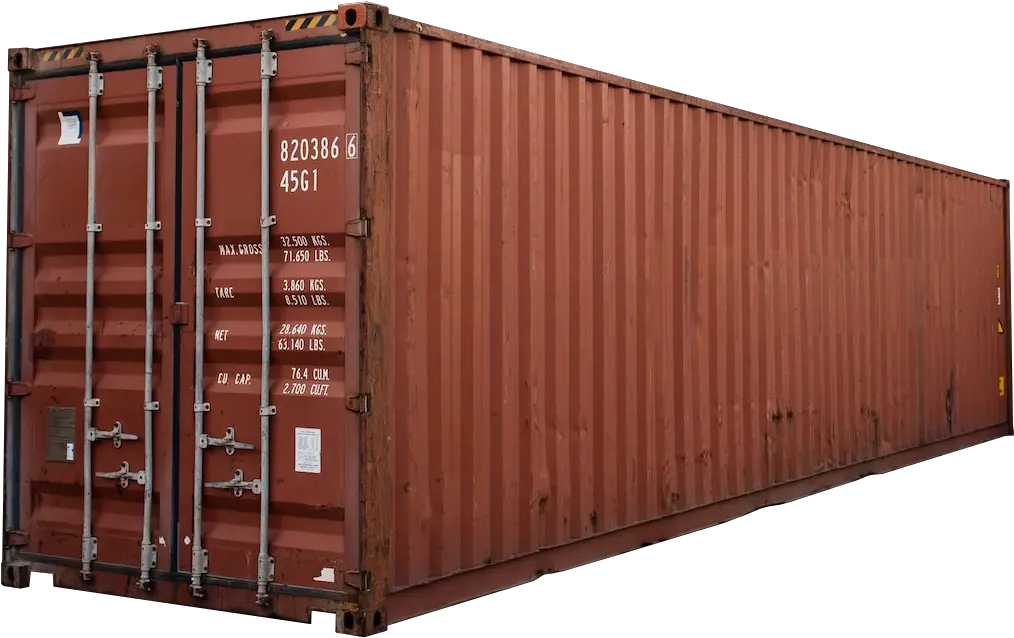 40ft High Cube Cargo Worthy Shipping Shipping Container Png Container Png