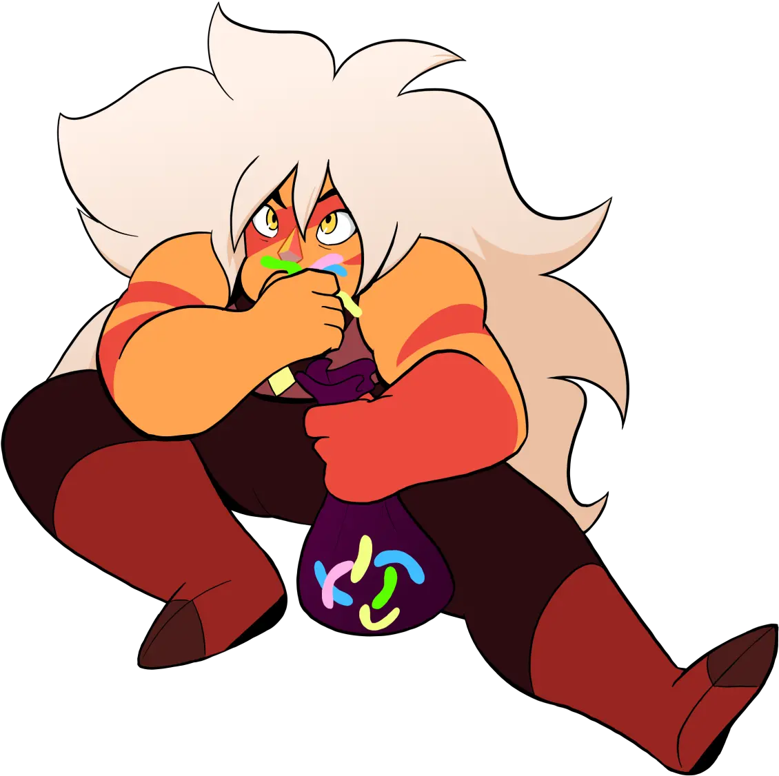 Jasper And Gummi Worms Steven Universe Know Your Meme Biggs Jasper Steven Universe Png Steven Universe Transparent