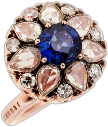 Blue Engagement Ring Png Gold Ring Png
