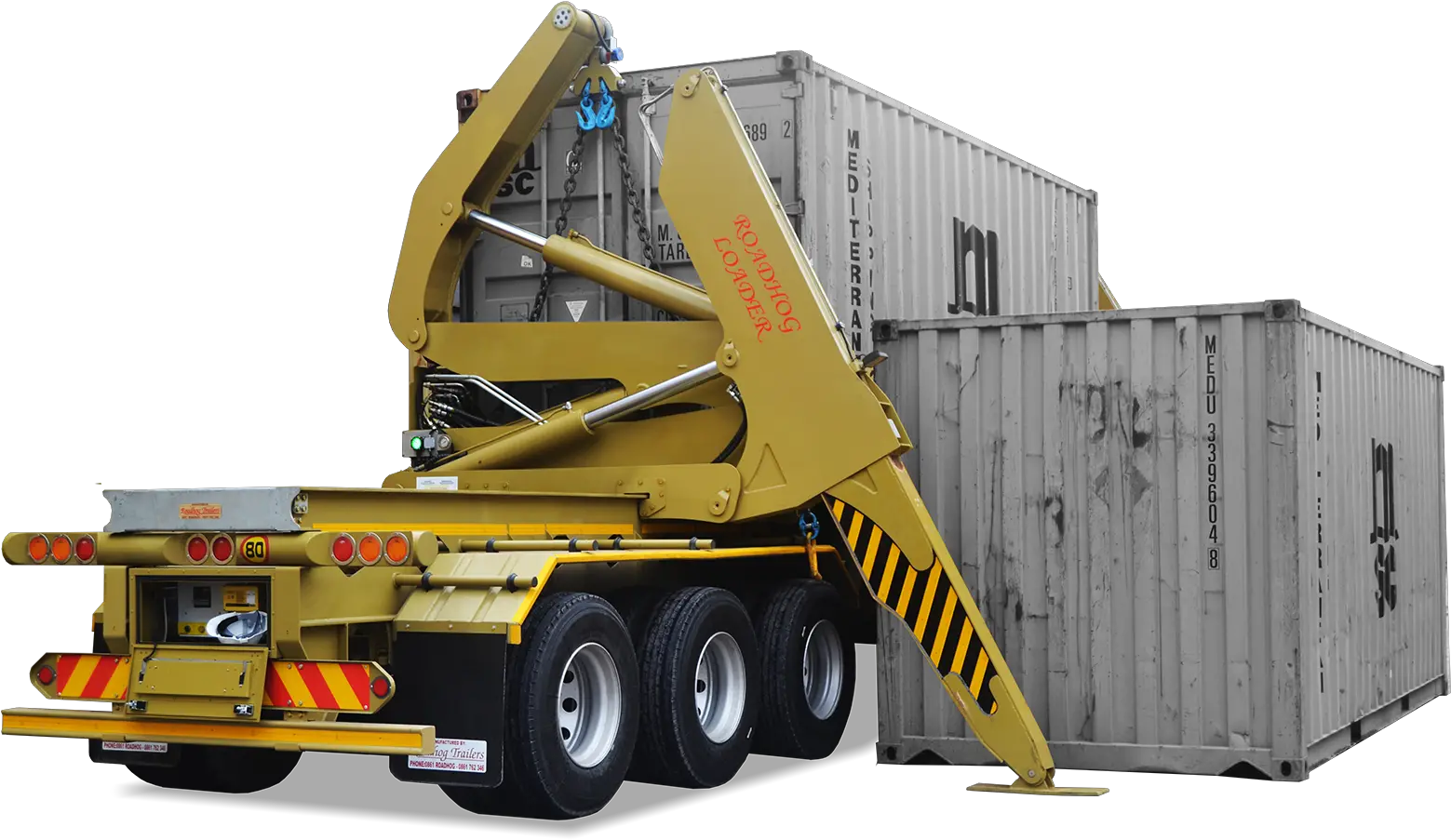 Container Sideloaderdoublestacking20ftcontainers Intermodal Container Png Roadhog Png