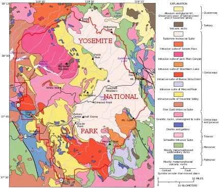 Yosemite National Park Wikiwand Yosemite Geologic Map Png Yosemite Volume Icon