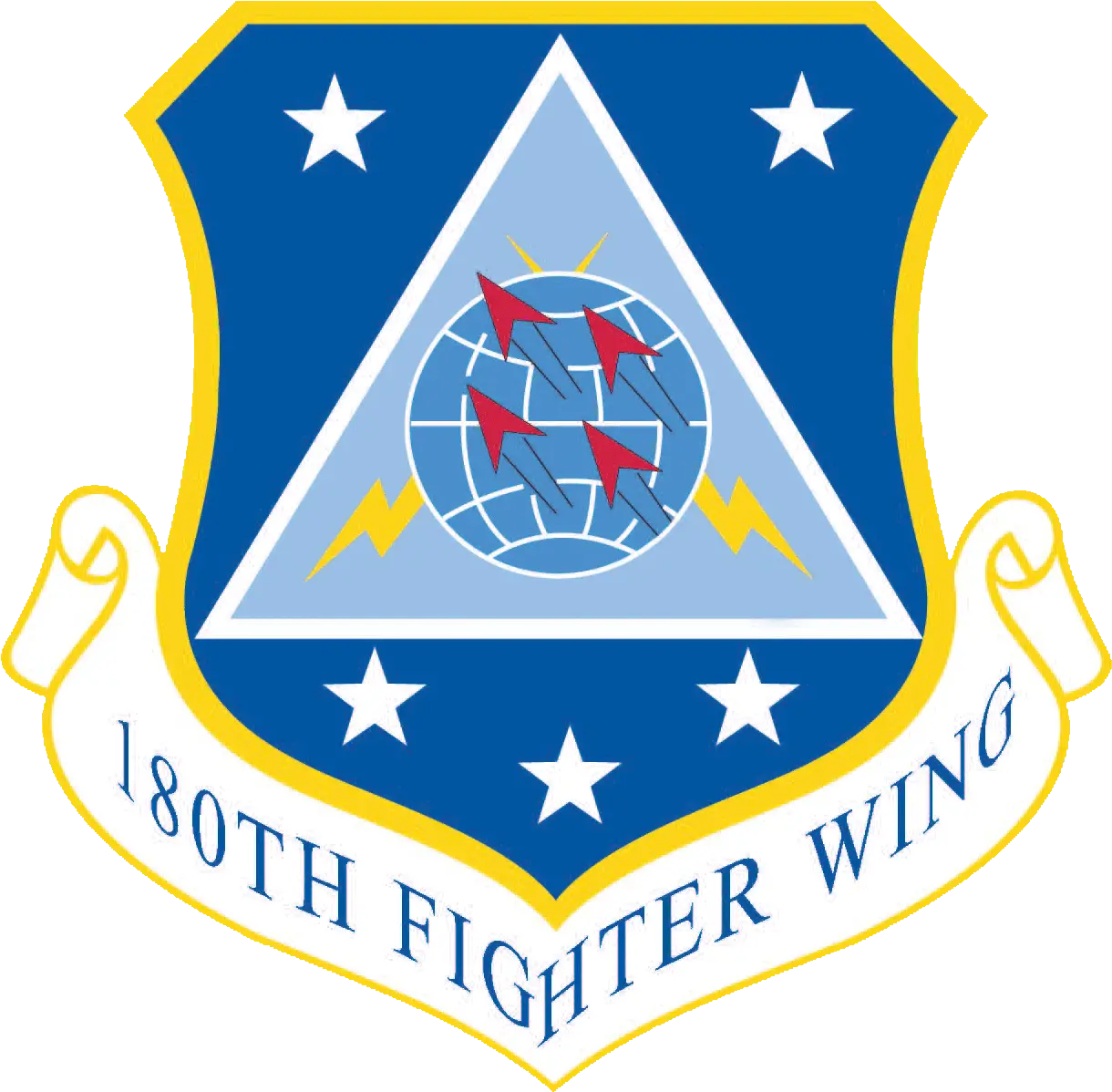 Twins Serve 180th Fighter Wing Logo Png University Of Toledo Logos