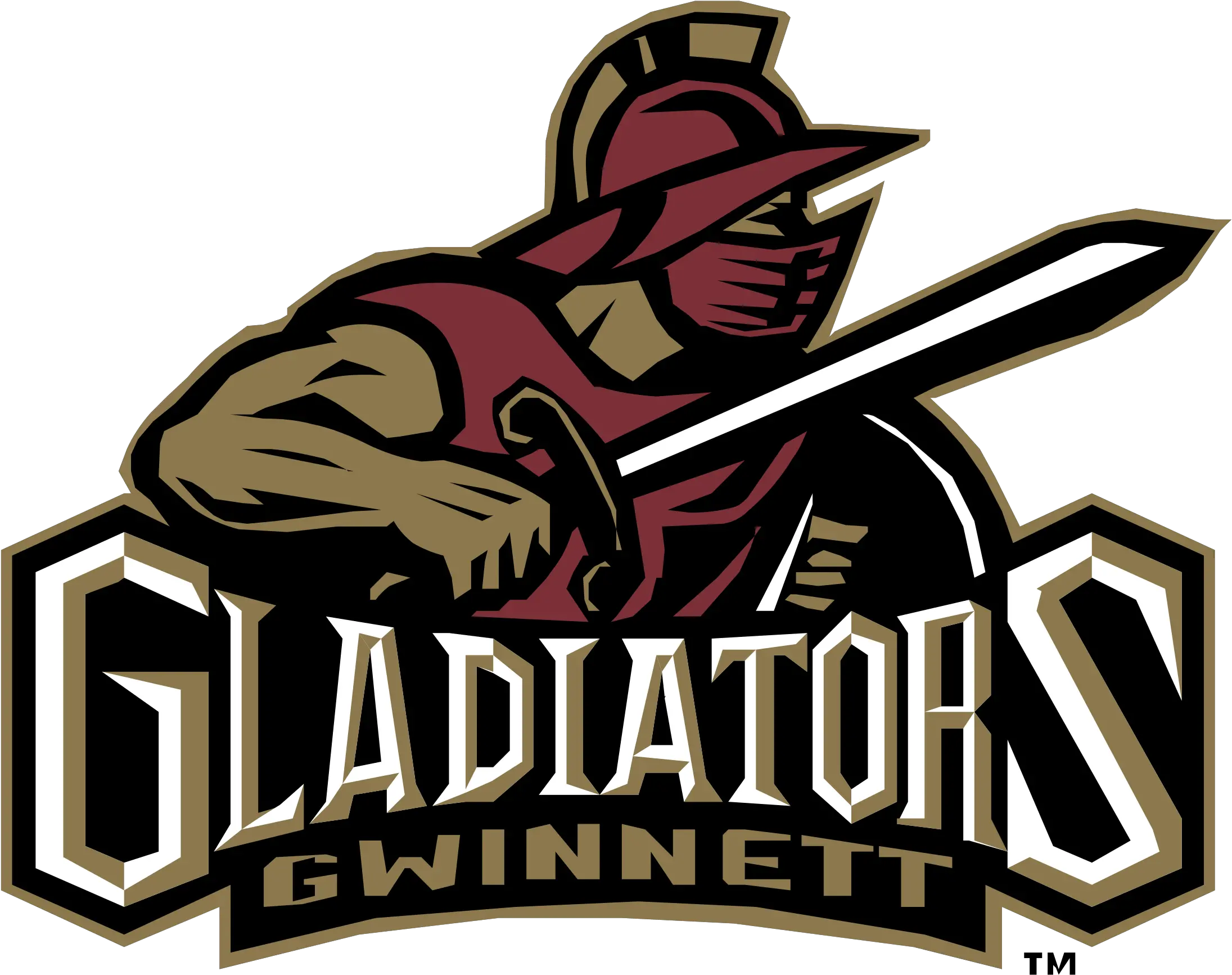 Gwinnett Gladiators Logo Png Atlanta Gladiators Logo Gladiator Png