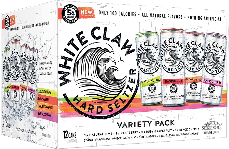 White Claw Variety 12oz 12pk Cn White Claw Spiked Seltzer Png White Claw Logo Png
