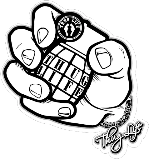 Thug Life Granade Drawing Thug Life Png Behance Png