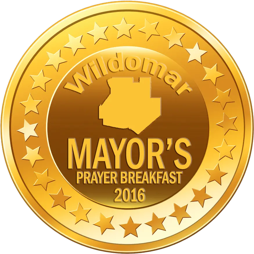 Wildomar Rap U2022 Mayoru0027s Prayer Breakfast 2016 Bitcoin Cash Coin Png National Day Of Prayer Logo Png
