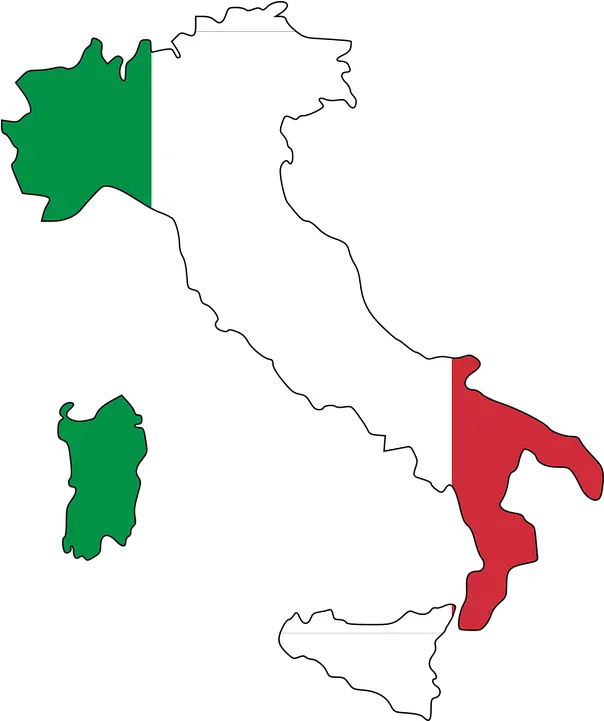Italy Flag Map Italy Map Flag Png Italy Png