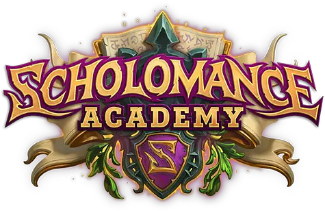 Hearthstone Hearthstone Scholomance Logo Png Heroes Of The Storm Logo
