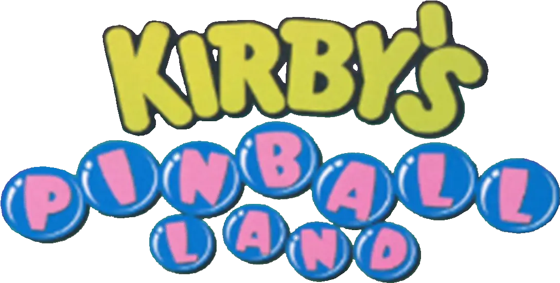 Kirbyu0027s Pinball Land Kirby Wiki Fandom Pinball Land Logo Png Pinball Icon